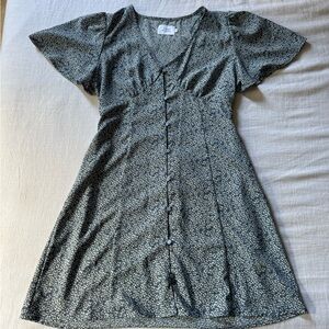 Things Between Floral Button-Down Dress